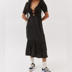 UO picnic time midi dress